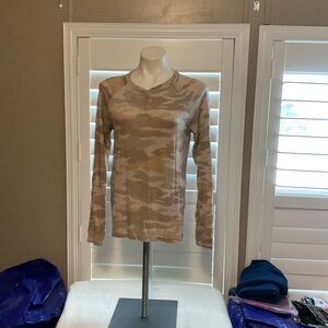 Camouflage Crew Neck Sweater